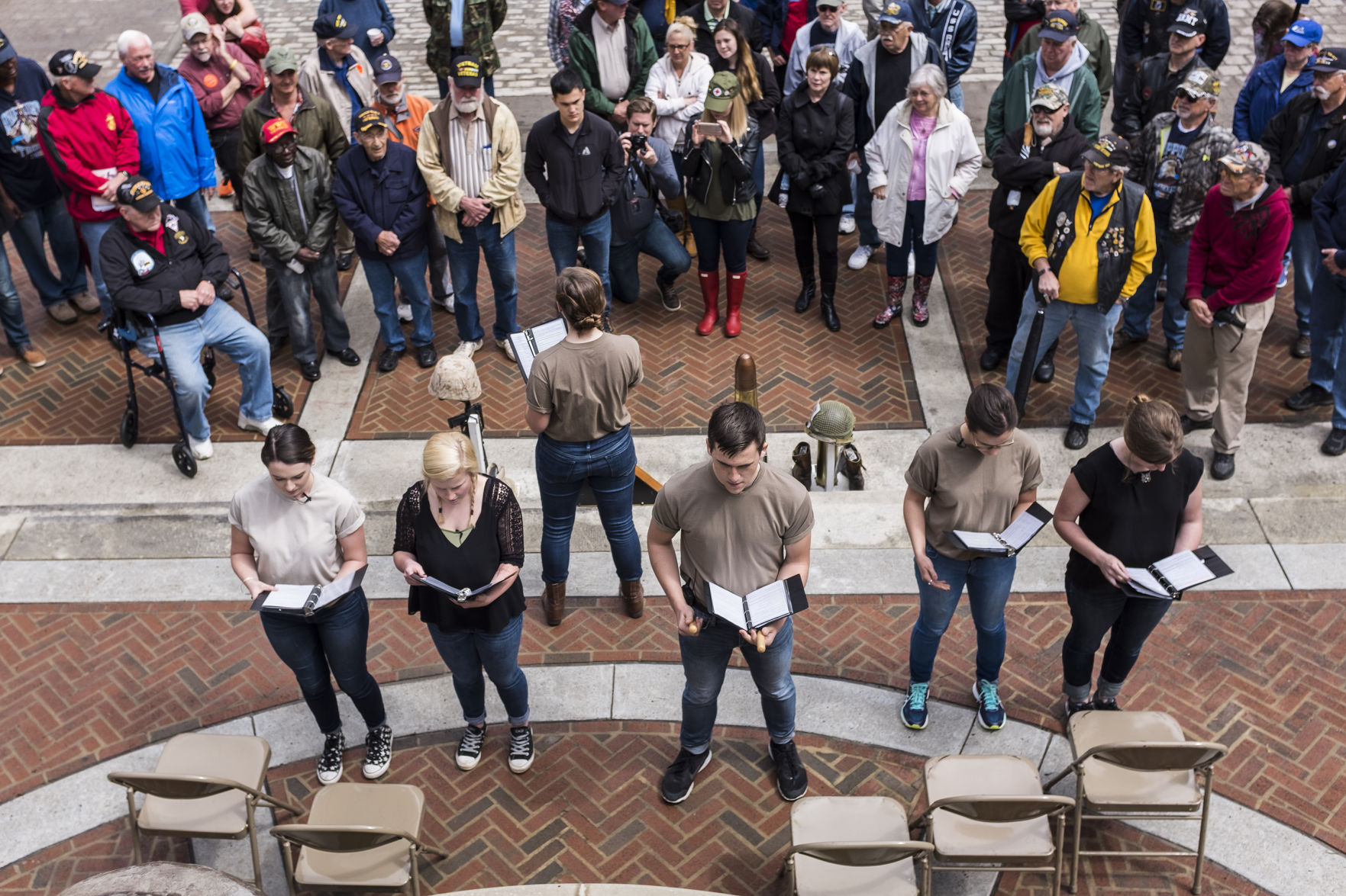 2017-03-31 Monument Terrace Troops Rally